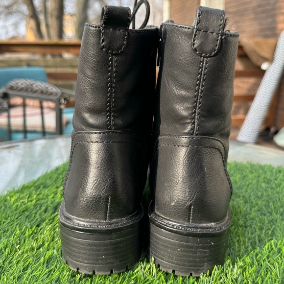 Black Combat Boots - Picture 4 of 6